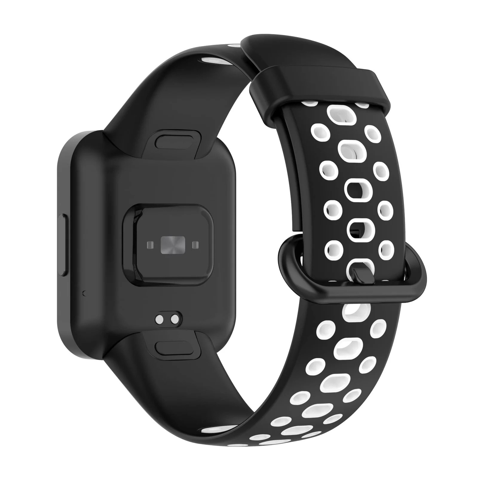 DL3 Mobilak Strap Compatible with Xiaomi Redmi Watch 2 Lite/Poco Watch/Redmi Watch 2 / Horloge 2 Soft Replacement Sport Silicone Strap - Black