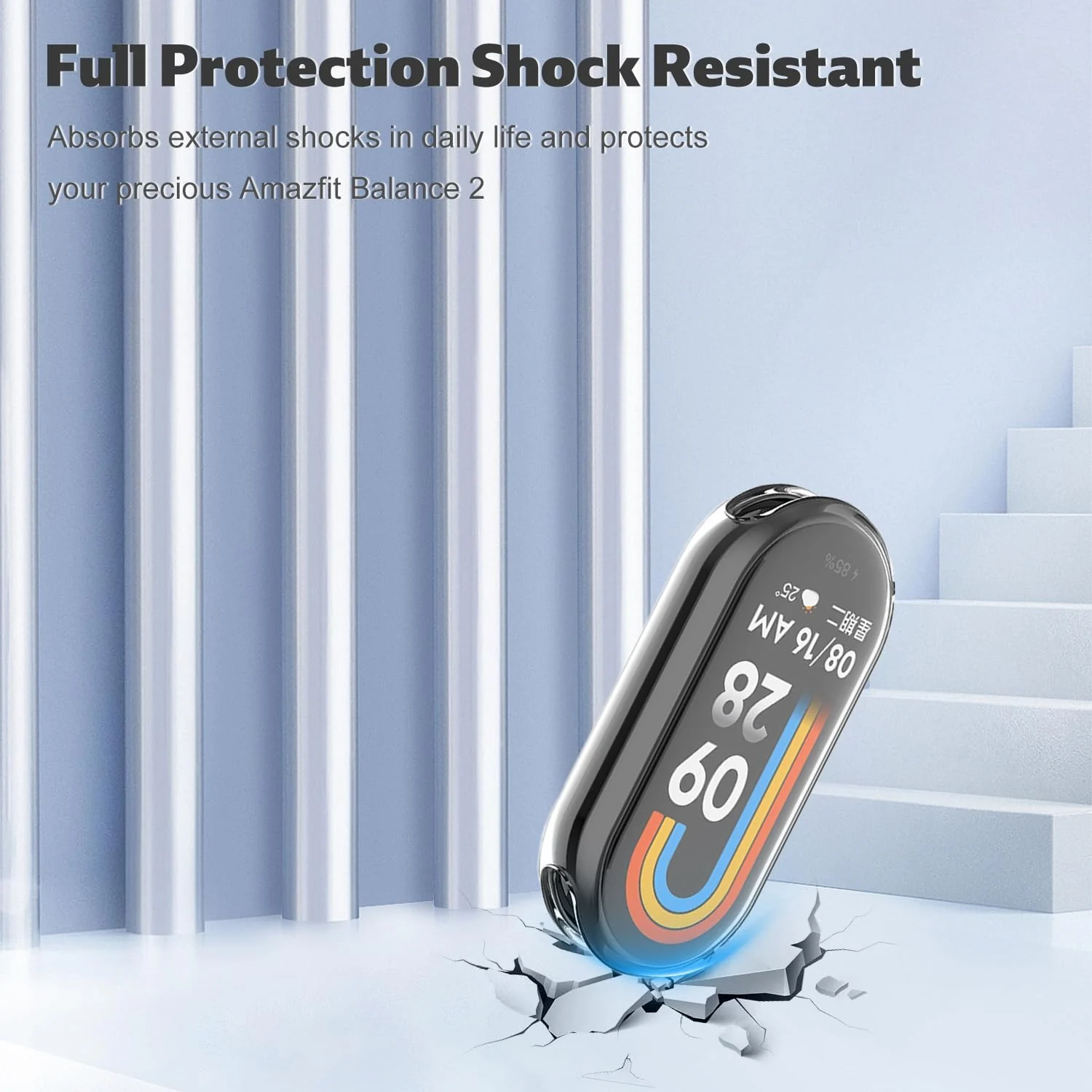 DL3 Mobilak Case Cover for Xiaomi Mi Band 10/9 / 8, Soft HD TPU Film Case, Lightweight cover, Anti-Scratch and Anti-Fall for Protective Shell For Xiaomi Smart Band 10/9/8 - Clear