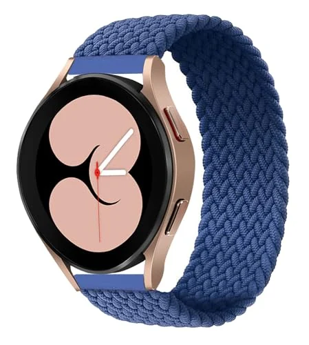 Medium — DL3 MOBILAK Band 22MM Nylon Braided Solo Loop Strap For Samsung galaxy watch3 45mm/galaxy 46mm/Gear S3/Compatible with Huawei watch GT3 46MM/GT2E/GT2 Pro/GT GT2 46MM/Compatible (Medium)
