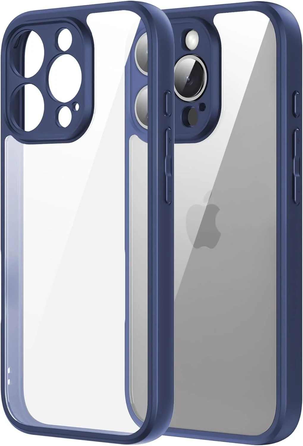 DL3 Mobilak Clear PC and TPU Protective Case for iPhone 16 Pro with Military-Grade Protection and Anti-Yellowing Design