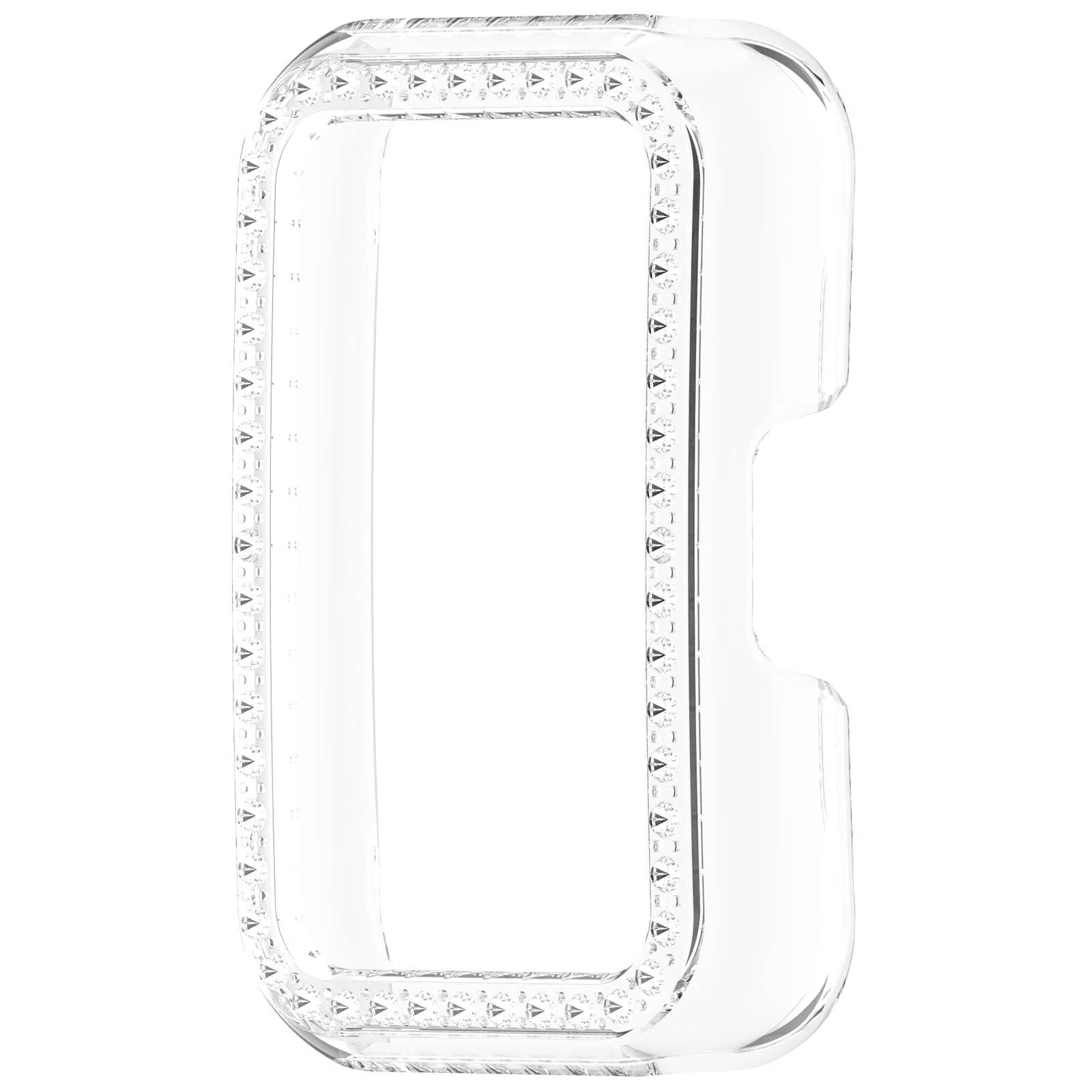 MOBIGON Crystal Bling PC Frame Case for Huawei Band 11, Clear