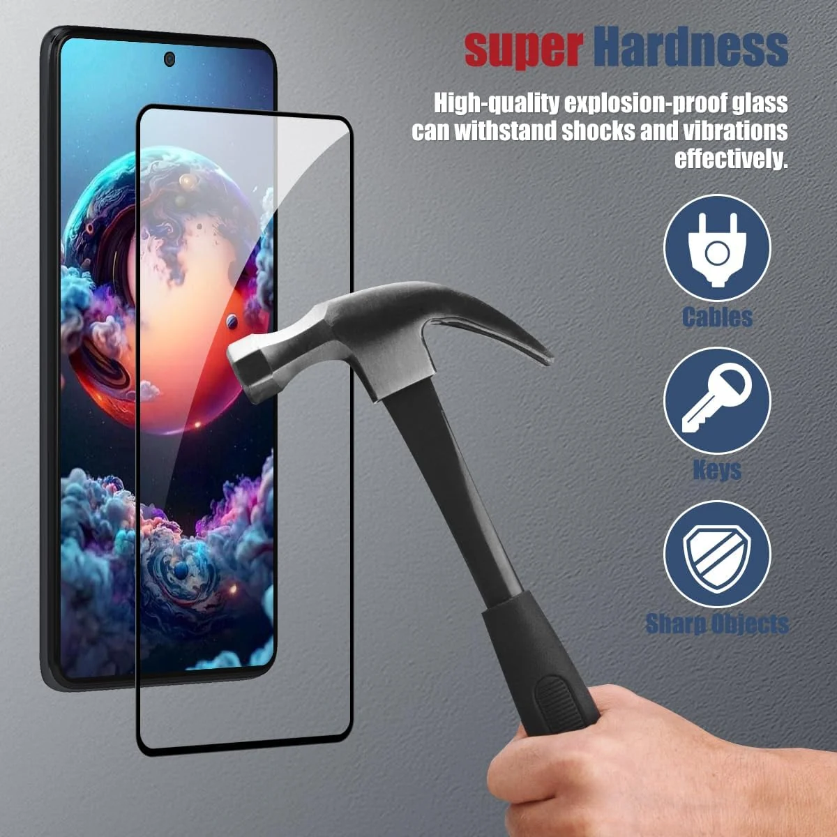 DL3 Mobilak for OPPO A3 / OPPO A3x Tempered Glass Screen Protector, 9H Hardness Anti-Scratch Tempered Glass flim, Case Friendly, Anti-Scratch - Clear