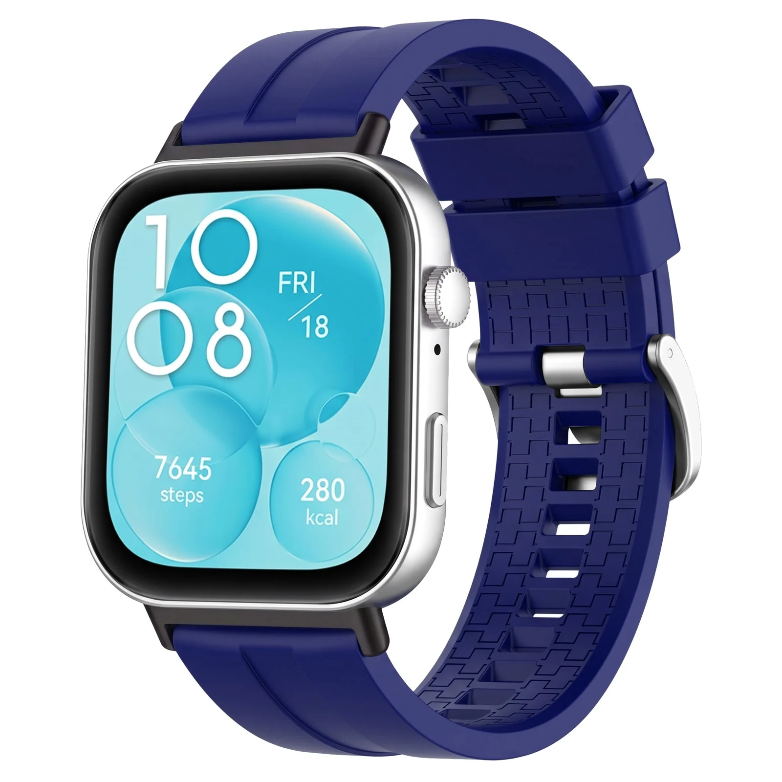 Mobigon Sport Band for Huawei Watch Fit 5 / Fit 5 Pro / Fit4 / 4 Pro/Fit 3 Strap, Soft TPU Silicone Fashion Sports Thin Wristband Adjustable Waterproof Watch Band for Women Men