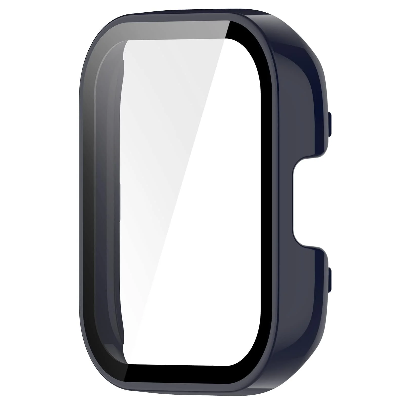 DL3 Mobilak Protective Case For Xiaomi Redmi Watch 3 (Not for Redmi Watch 3 Lite/Active) 9H Hardness PC Case Bumper Full Slim Protective Cover with Built-in Tempered Glass Screen Protector - Blue