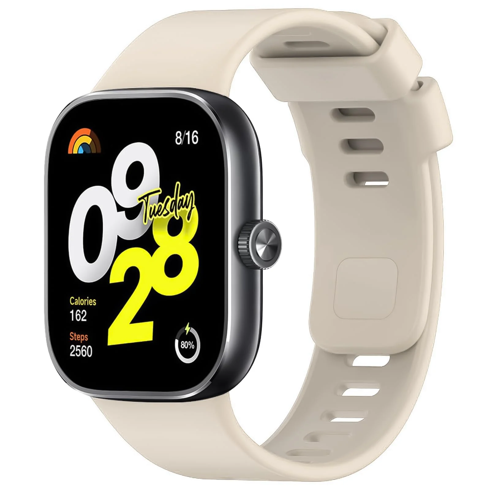 DL3 Mobilak Bracelet Compatible with Xiaomi Redmi Watch 6/5/4 / Xiaomi Smart Band 10 Pro/9 Pro/8 Pro, Soft TPU Replacement Strap Sports, Strap for Men and Women - Beige