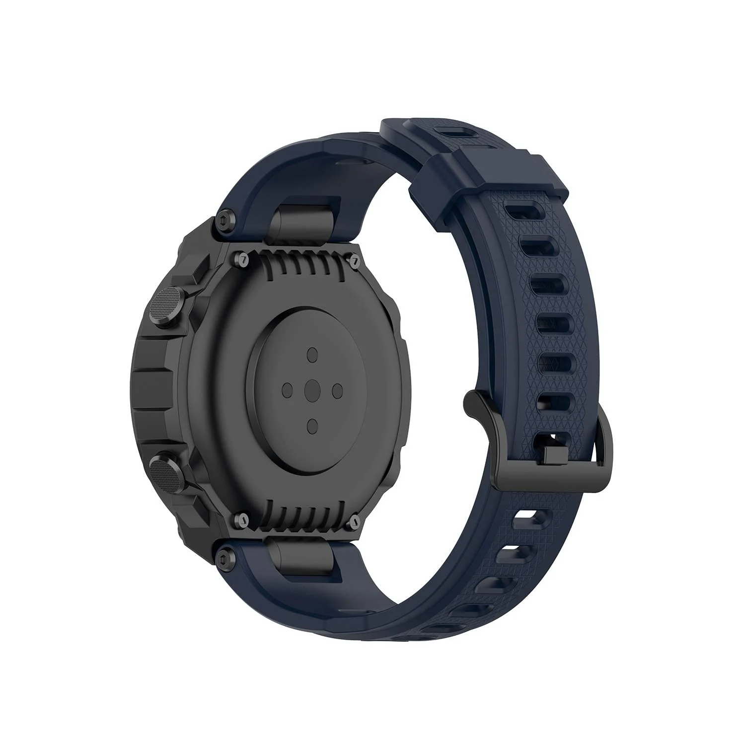 DL3 Mobilak Band Compatible with Amazfit T-Rex/T-Rex Pro Band Soft Silicone Wristbands Replacement Bracelet for Amazfit T-Rex/T-Rex Pro Sport Strap Smart Watch Accessories-with Install Tools - Blue