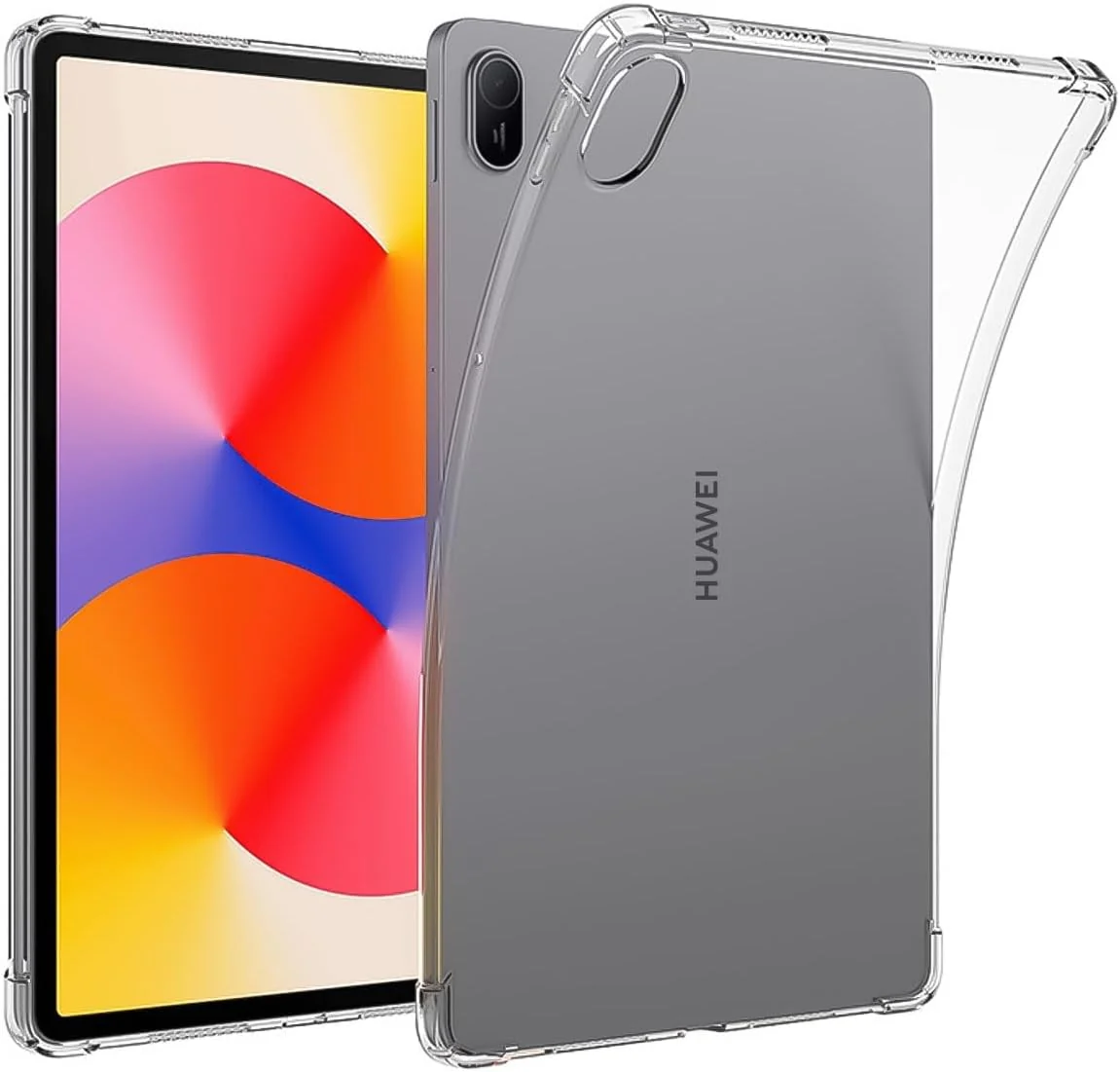 DL3 Mobilak Case For Huawei MatePad SE 11 inch 2024, Ultra Thin Silicone Shockproof Back Shell HD TPU Protective Cover - Clear