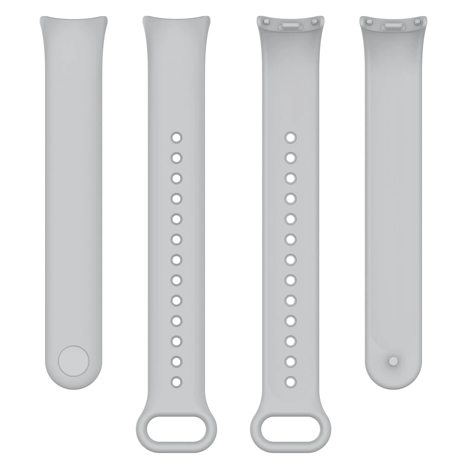DL3 Mobilak Band Compatible with Xiaomi Mi Band 10/9/8 Replacement Strap, Silicone Skin-Friendly Wrist Strap Adjustable Sports Wristbands for Women Men Xiaomi Smart Band 8/9/10 - Grey
