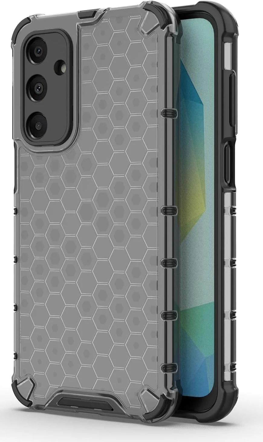 DL3 Mobilak Clear PC and TPU Protective Case for Samsung Galaxy A16 5G / 4G with Shockproof Design - Black