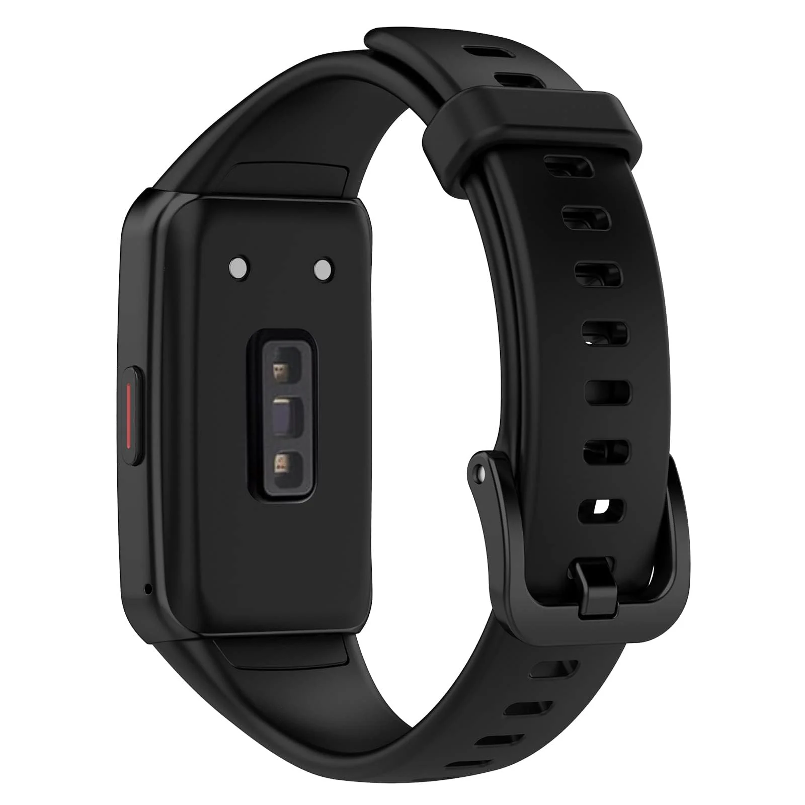 DL3 Mobilak Bracelet Compatible With Huawei Band 6/Honor Band 6/Band 6 Pro/Band 6 NFC Wristbands for Men Women, Silicone Strap, Waterproof Sports Replacement Straps - Black