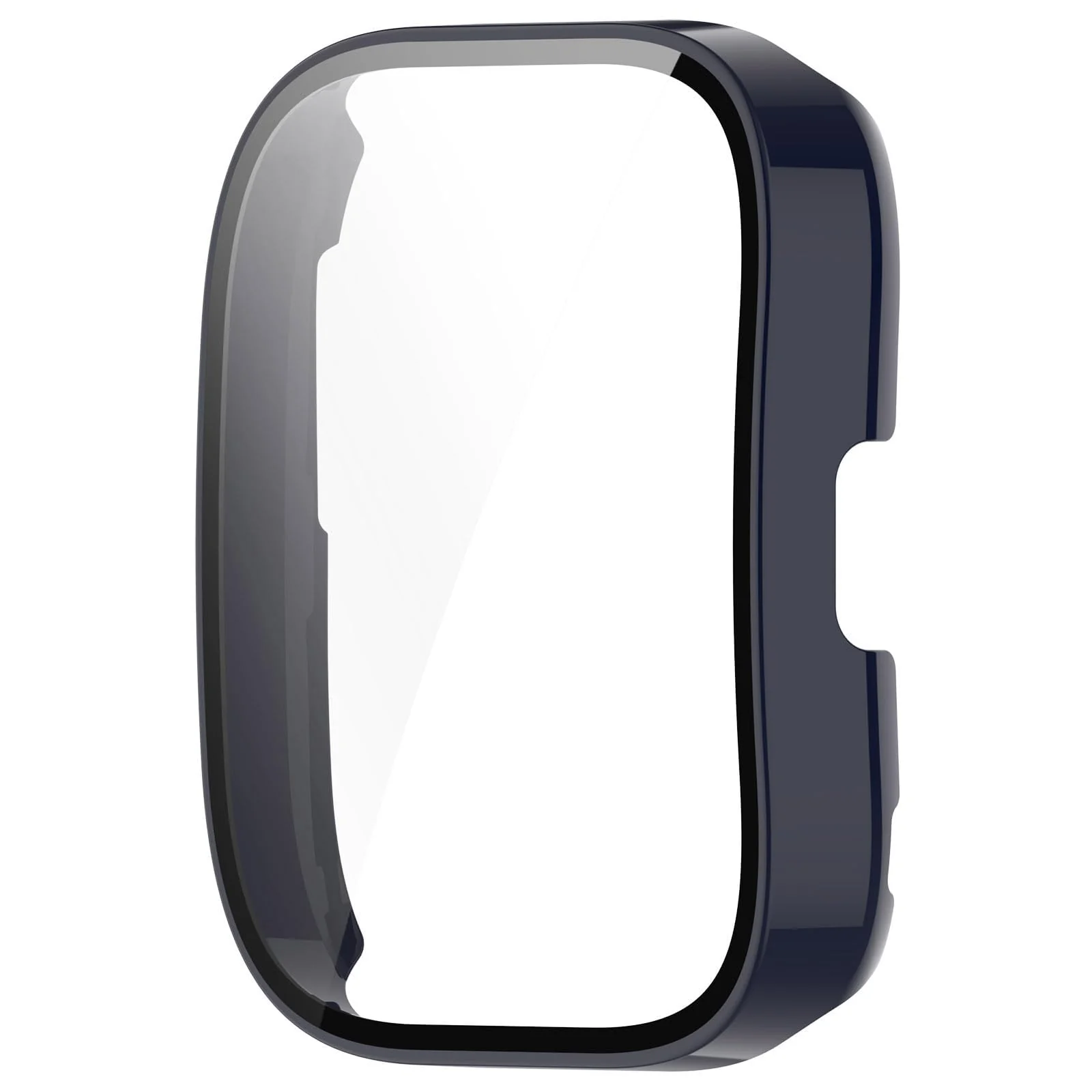 DL3 Mobilak Case with Screen Protector for Amazfit Bip 5, Bumper Full Coverage Hard PC Overall Protective Cover, Built-in Tempered Glass Film High Sensitivity For Amazfit Bip 5 (A2215) - Blue