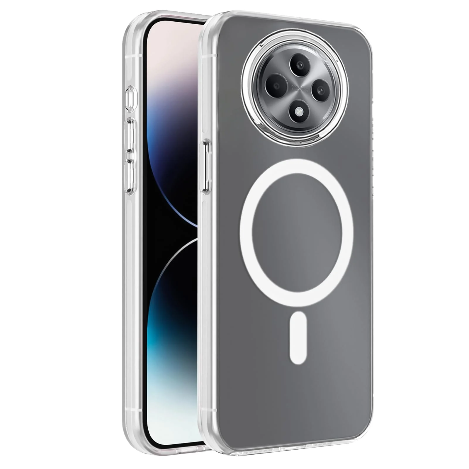 DL3 Mobilak Case For OPPO Reno12 F/Reno 12F Case Crystal [Not Compatible with MagSafe] Soft TPU Gel Case Flexible Silicone Anti-Scratch TPU Cover - Clear