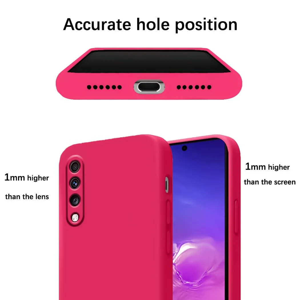 DL3 Mobilak Soft Silicone Gel Bumper Case for Samsung Galaxy A70 / A70s - Hot Pink