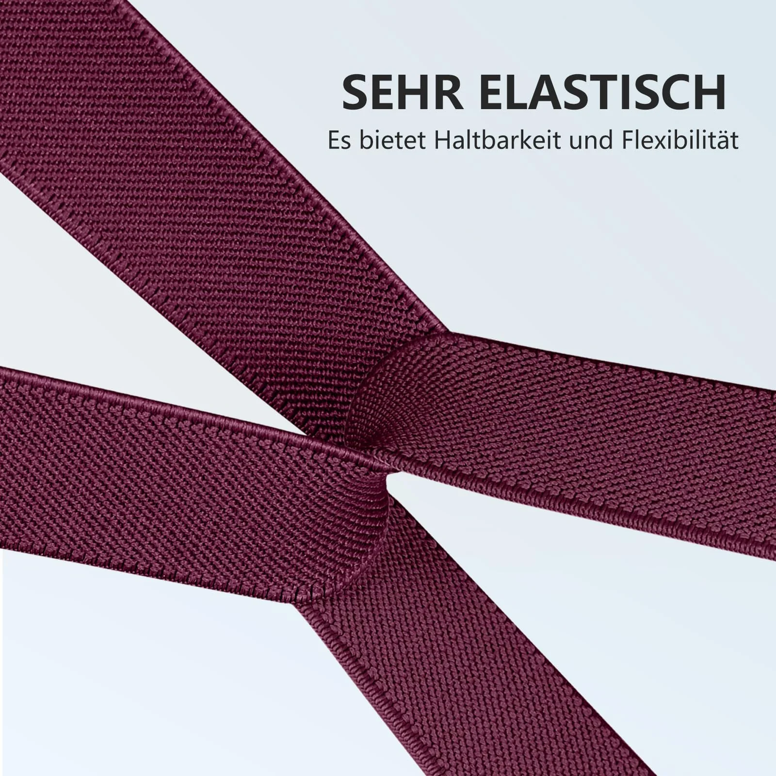 DL3 MOBILAK Elastic Nylon Watch Strap for Huawei Watch Fit 4 Pro / Fit 3, Wine Red