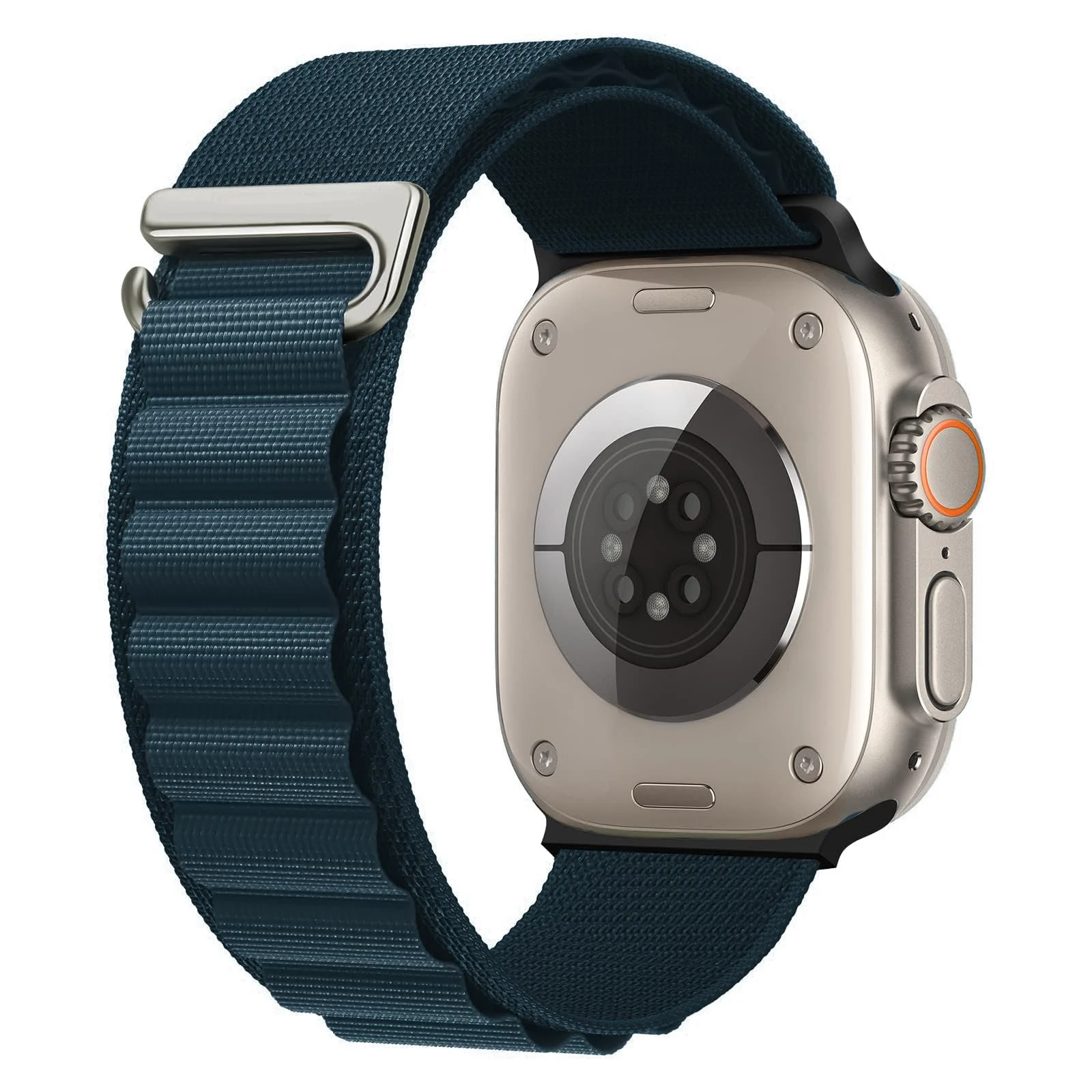 Dl3 Mobilak Compatible with Apple Watch Band 38MM 40MM 41MM Men Women, Rugged Alpine Loop Nylon Sport Bands with Titanium C-Hook Stap for iWatch Series SE 2 SE 9 8 7 6 5 4 3 2 1 (Turquoise)