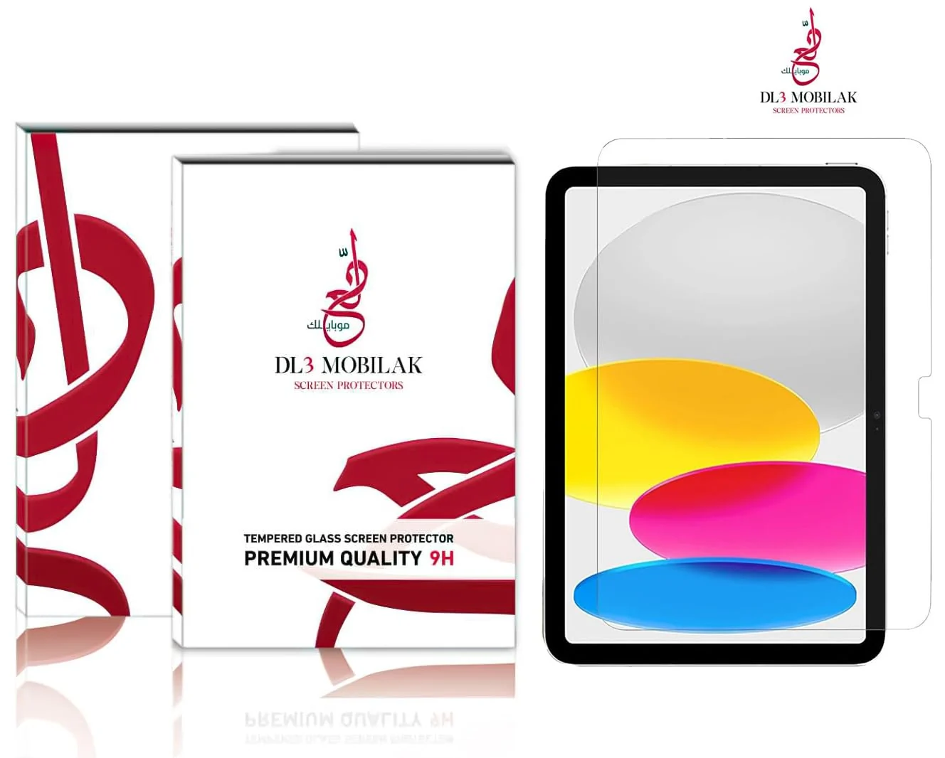 DL3 Mobilak Screen Protector For iPad (A16) 11th/10th Generation (2025/2022) Tempered Glass Film [HD Crystal ] [Easy Installation] [Scratch Resistant] [9H Hardness] - Clear