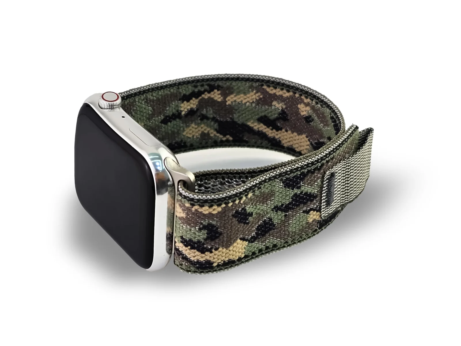 DL3 Mobilak Trail/Alpine Loop Nylon Band Compatible with Apple Watch Ultra 2/Ultra Band 49mm 45mm 44mm 42mm, Adjustable with Metal C-Hook Strap for iWatch Ultra Series 9/8/7/6/5/4/3/2/1/SE2/SE - Black