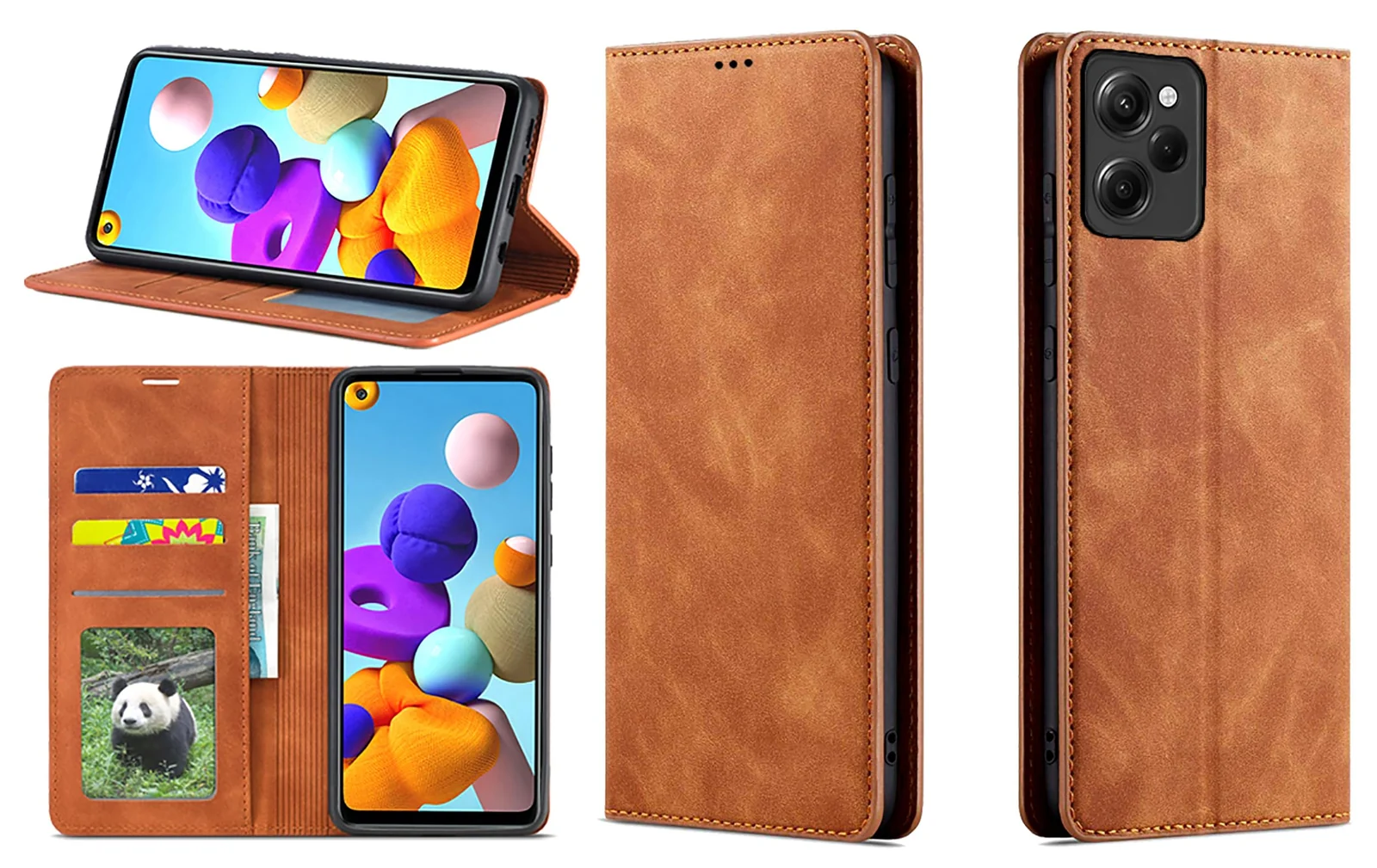 Dl3 Mobilak Premium PU Leather Flip Folio Case for Xiaomi Redmi Note 12 Pro 5G Case/Poco X5 Pro 5G, Magnetic Closure Protective Case Kickstand Card Cash Slot Shockproof Durable Wallet (Blue)
