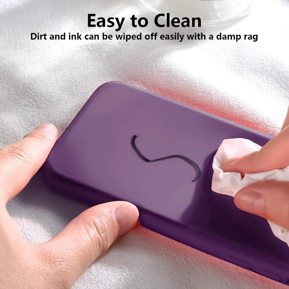 DL3 Mobilak Silicone Protective Case for Samsung Galaxy S21 Ultra 5G, Shock-absorbing protection, Scratch-resistant surface, Soft microfiber lining - Violet