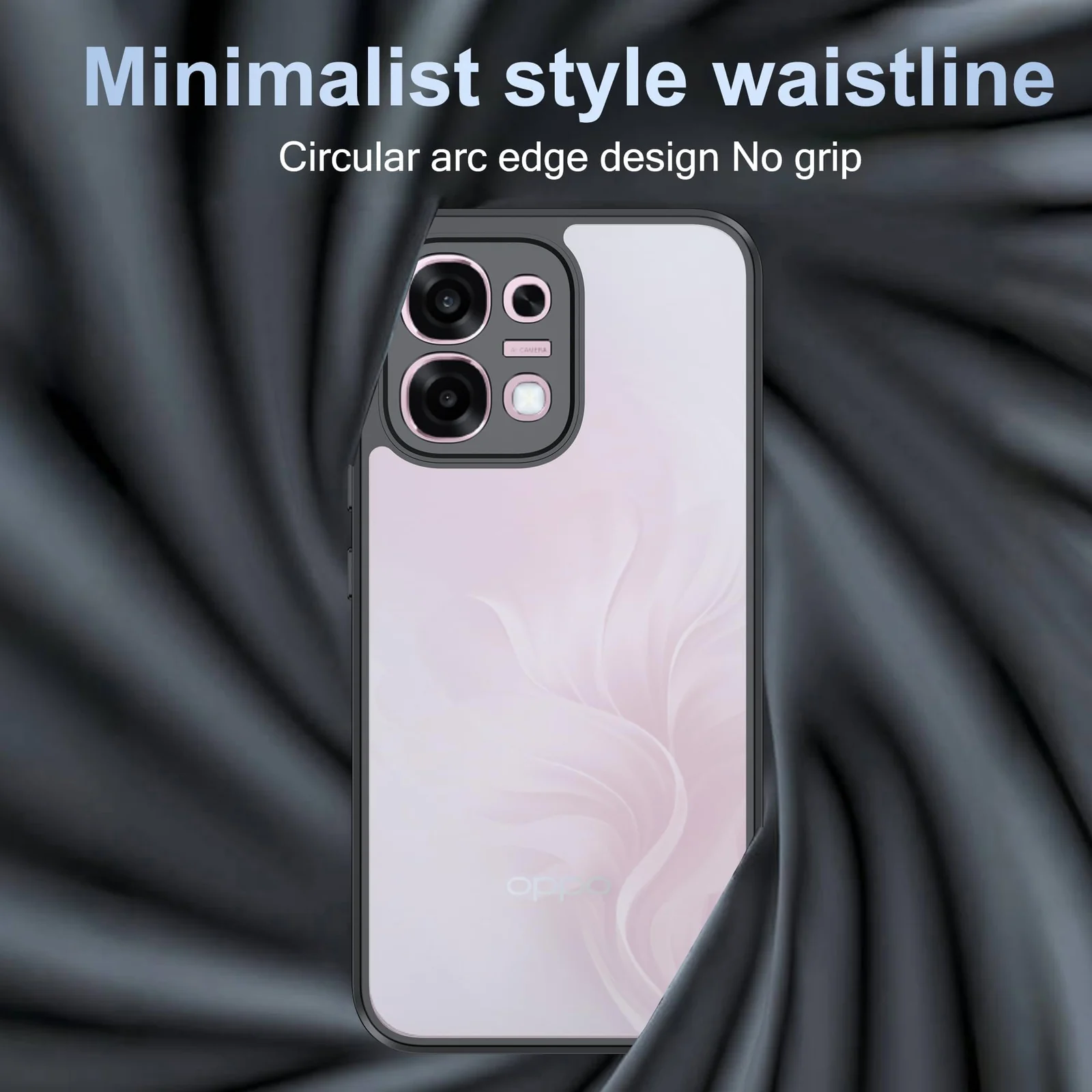 DL3 Mobilak Clear TPU Case for OPPO A6 Pro 5G / 4G, Camera protection, Shock-absorbing protection, Scratch-resistant surface - Black