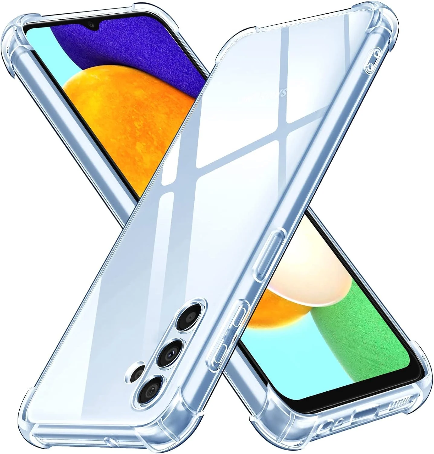 DL3 MOBILAK Clear Soft TPU Phone Case for Samsung Galaxy A13 5G and A04s - Clear