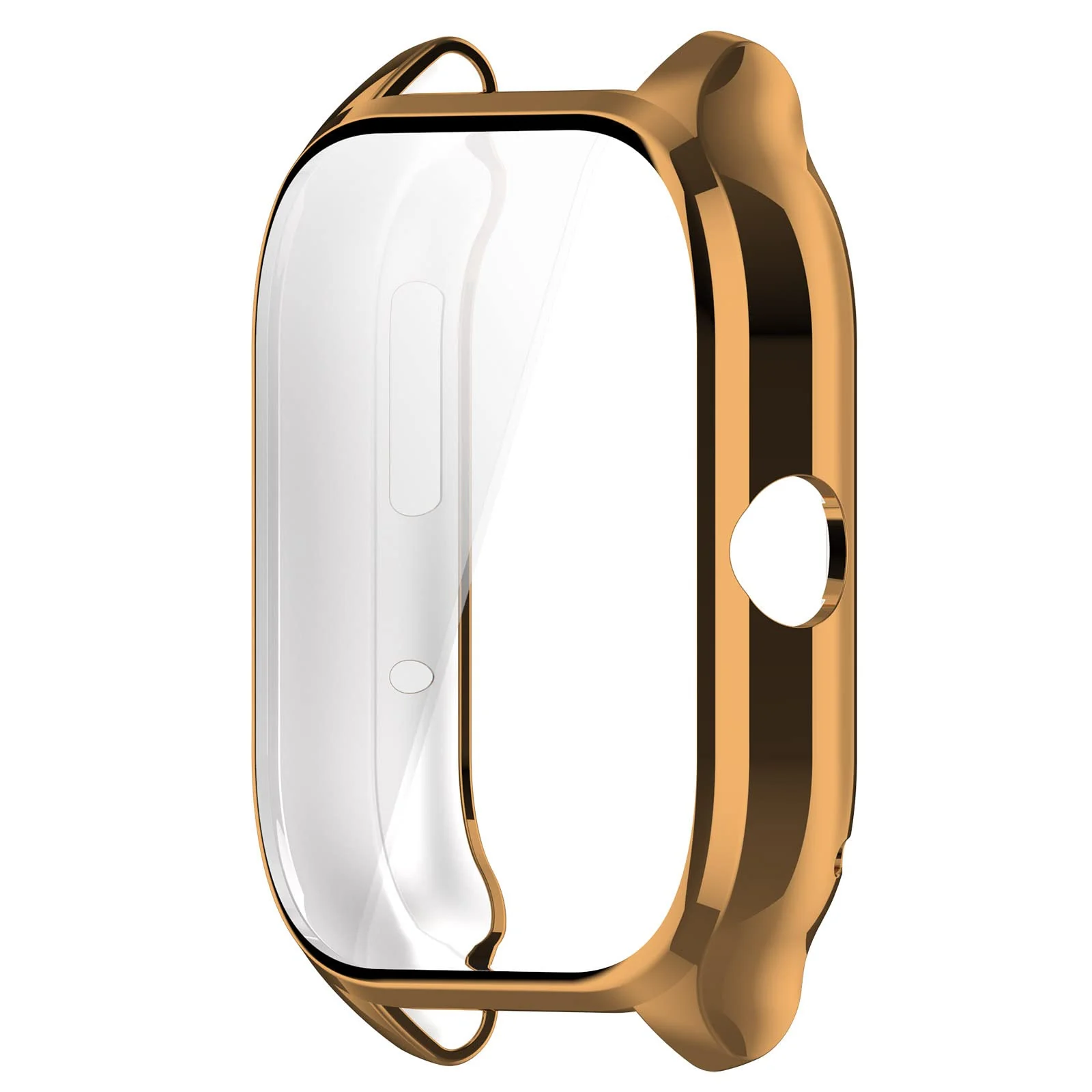 DL3 Mobilak Case Compatible with Amazfit GTS 4 (Not for GTS4 Mini) Case Watch Soft TPU Shockproof Cover Slim Guard Thin Bumper Shell Protector For Amazfit GTS4 - Rose Gold