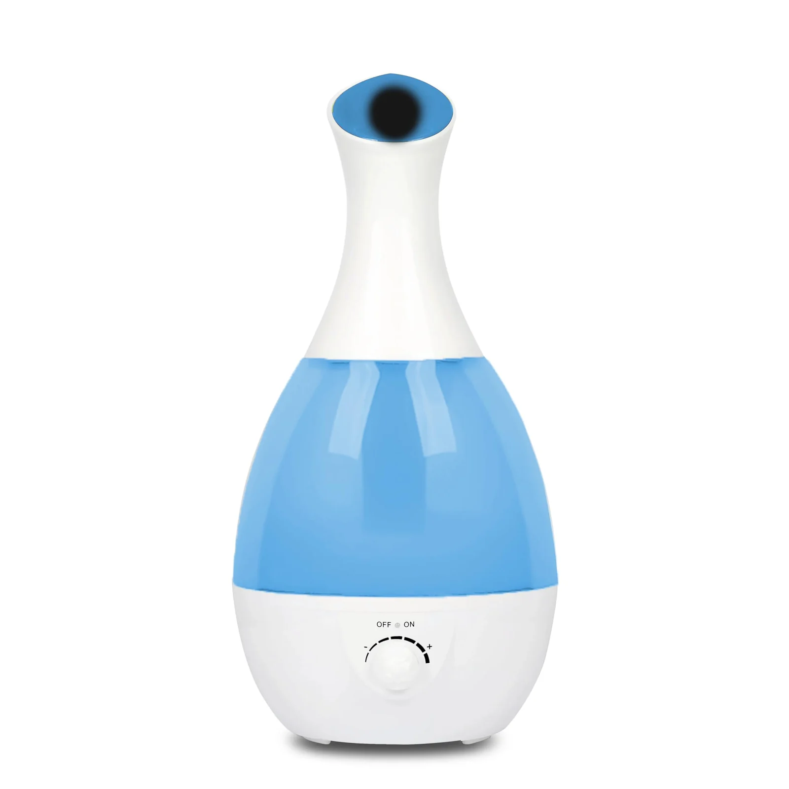 Mobigon 2.6 Litres Humidifier for Room, Cool Mist Ultrasonic Humidifier/Essential Oil Diffuser, Super Quiet 360°Nozzle, Colorful Change, Auto Shut Off&UV Light&, Lasts Up to 24 Hours - B. Baby Blue