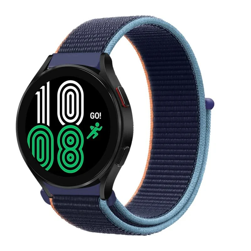 DL3 Mobilak Strap Nylon 22MM Band For Samsung galaxy watch 3 45mm /galaxy 46mm/Gear S3/Huawei watch GT3 46MM/GT2E/GT 46mm)/GT2 Pro/GT2 46MM/honor Magic Watch2 46mm/Amazfit GTR 4 /GTR3/3-4Pro - Deep Navy