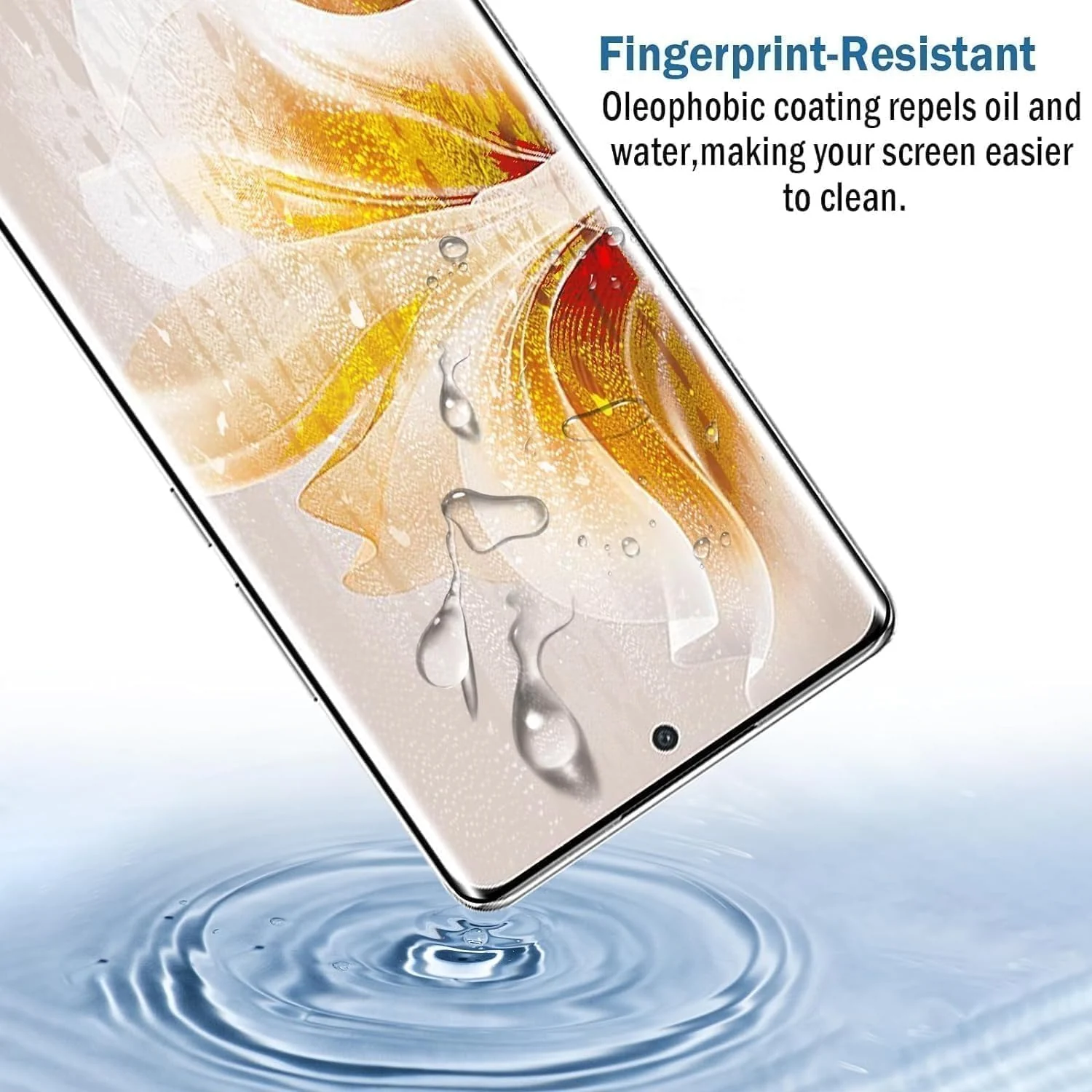 DL3 Mobilak Full Glass Screen Protector For Infinix Note 40 Pro/Note 40 Pro Plus Tempered Glass Full Glue Cover Screen Protector For Fingerprint Unlock Screen Glass Film - Clear