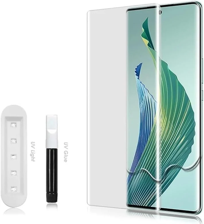 DL3 Mobilak Honor X9b Screen Protector [Liquid UV Tempered Glass] Full Screen adhesive [Sensitive Touch][Fingerprint Sensor Compatible] HD - Clear