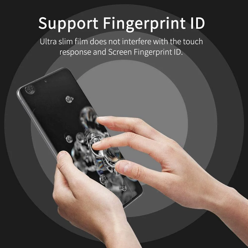 DL3 Mobilak Samsung Galaxy S20 Plus Privacy Screen Protector, Anti-Spy 9H Hardness Tempered Glass Film [Case Friendly] [Bubble Free] - Black