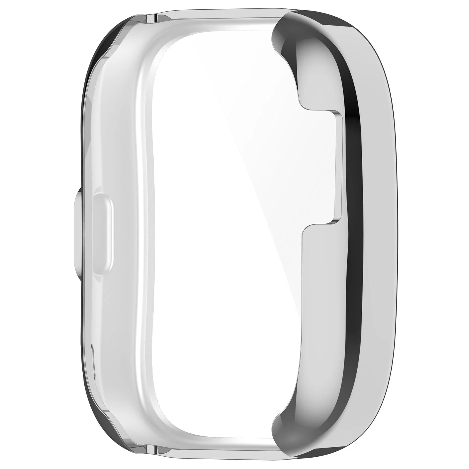 DL3 Mobilak Case Compatible with Amazfit Bip 5 (A2215) All-Around with Built-in Screen Protector Watch Soft TPU Shockproof Cover Slim Guard Thin Bumper Shell Protector for Amazfit Bip 5 - Silver