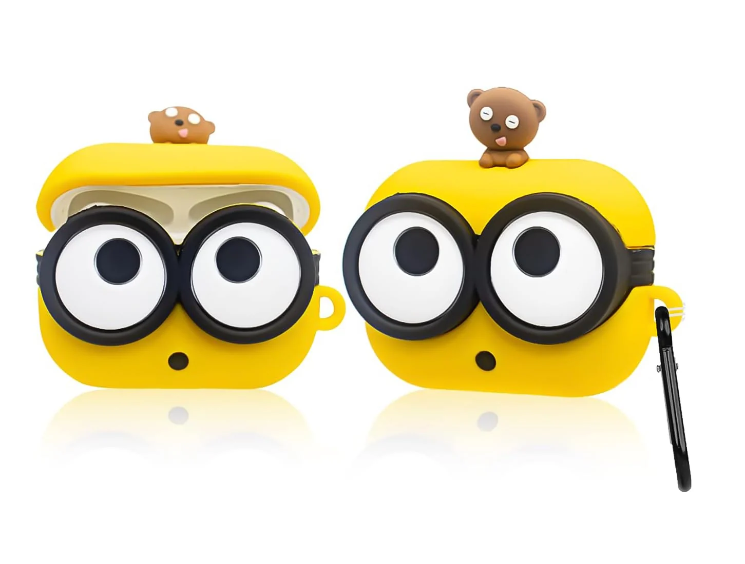 DL3 Mobilak AirPods 3 Case Soft Silicone Shockproof Cover for Apple AirPods 3rd, New 3D Cute Cartoon Creative Fun Case Skin with Keychain Design for Air pods 3rd Charging Case - Style 7