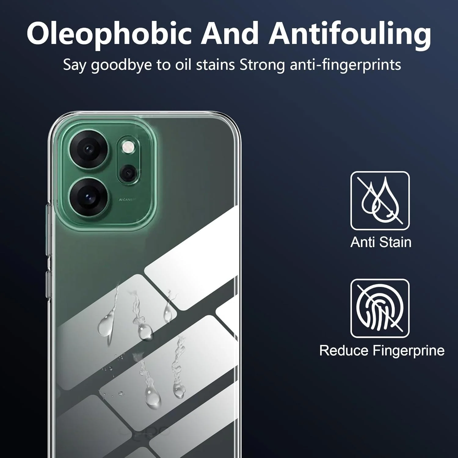 DL3 Mobilak Case Compatible with OPPO Reno 14 FS 5G / OPPO Reno 14F 5G Case Crystal Soft TPU Gel Case Flexible Silicone Anti-Scratch TPU Cover - Clear