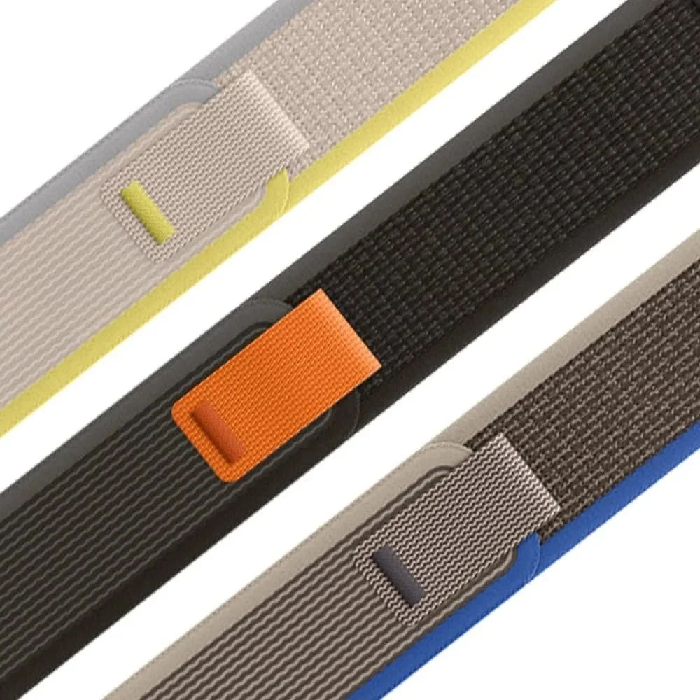 DL3 Mobilak No-Gap Nylon Watch Bands Compatible with Samsung Galaxy Watch 6 5 4 Band 40mm 44mm/Watch 5 Pro Band 45mm/Watch 6 4 Classic Band 42mm 43mm 46mm 47mm, Alpine Loop Woven Sport Strap Men Women - Trail Wine Red