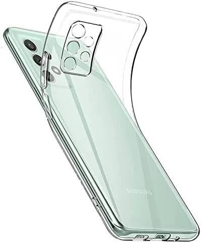 DL3 Mobilak Case Compatible with Samsung Galaxy A73 Case Crystal Soft TPU Gel Case Flexible Silicone Anti-Scratch Camera Protection TPU Cover - Clear