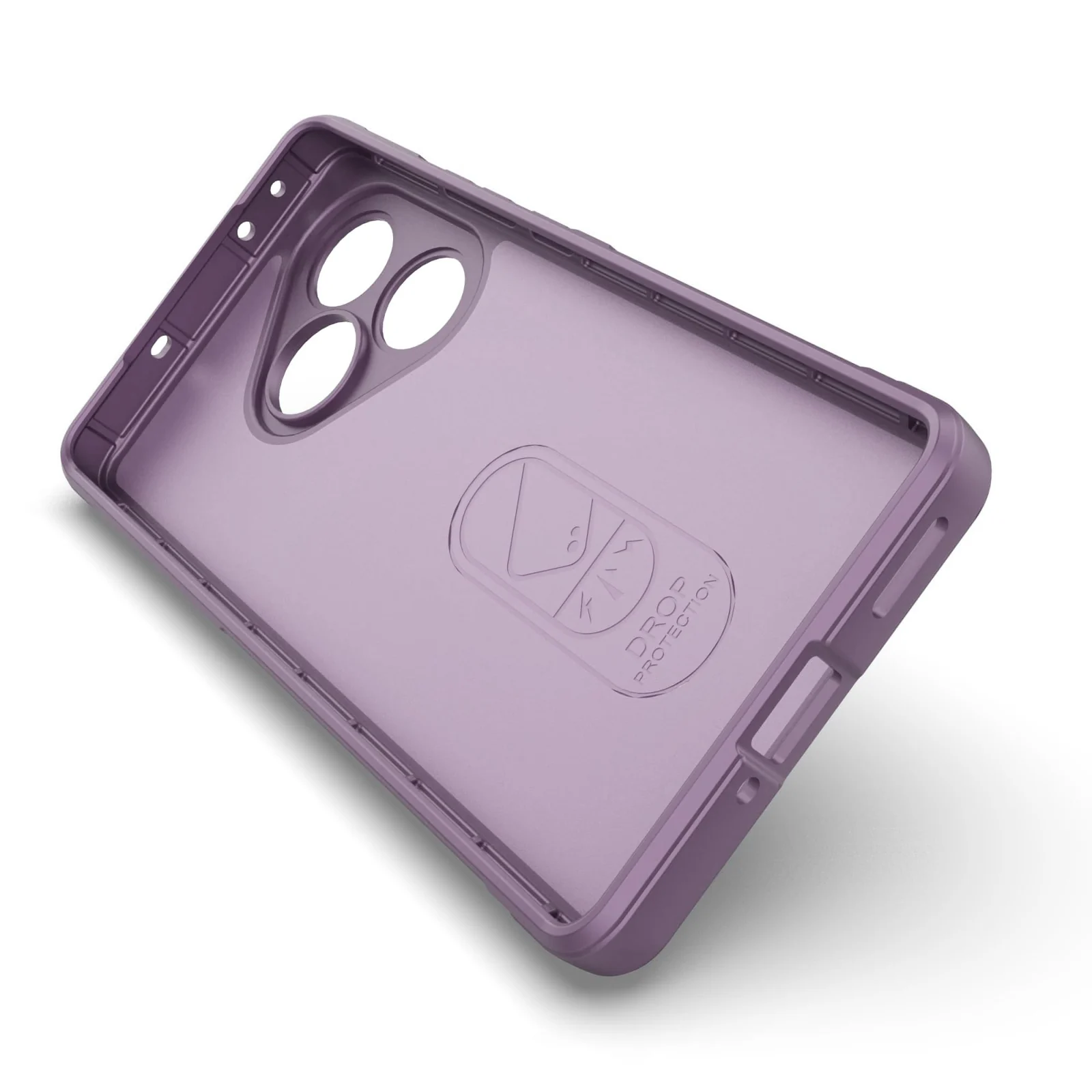 DL3 Mobilak Flexible Silicone and TPU Protective Case with Camera Protection for realme GT6 / GT Neo6 / GT Neo 6 SE / GT 6T - Purple