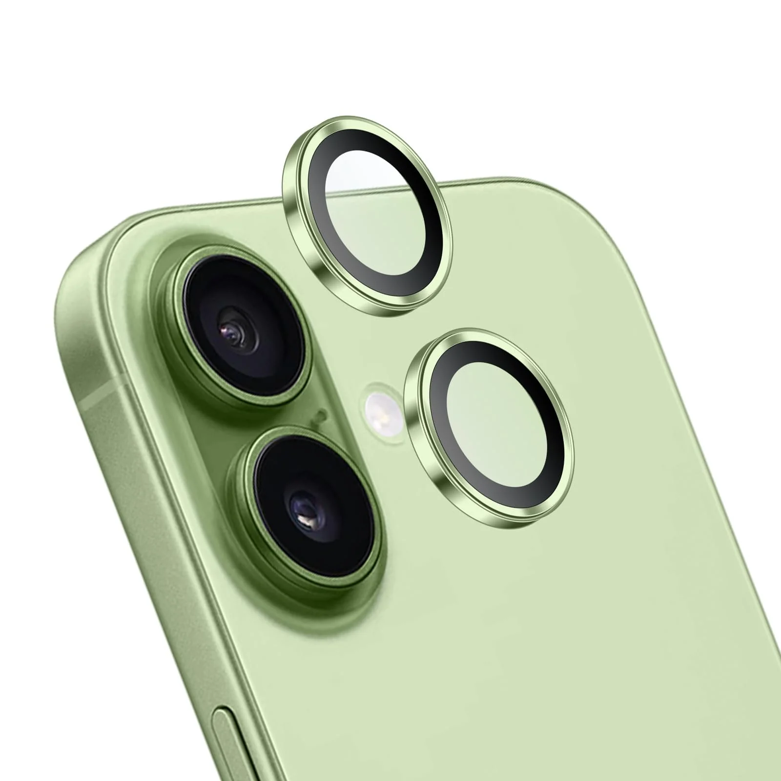 DL3 Mobilak Camera Lens Protector for iPhone 17 Accessories, 9H Tempered Glass Metal Individual Ring Camera Cover Screen Protector, Case Friendly, Anti Scratch