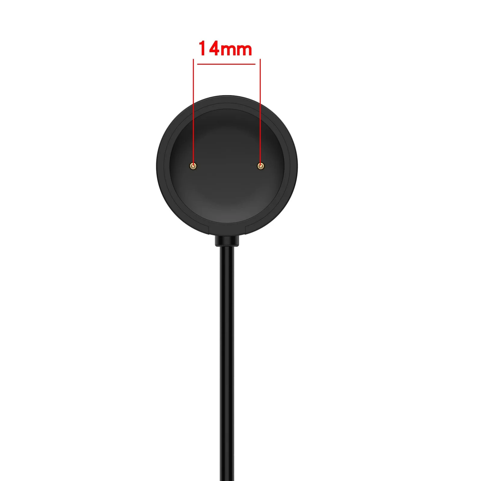 DL3 Mobilak Compatible with Mibro X1/Mibro Color/Mibro Lite Charger Charging Cable Cord Dock, 3.3FT/1m Replacement Charging Cradle Adapter Dock for Mibro X1/Color/Lite Smartwatch - Black