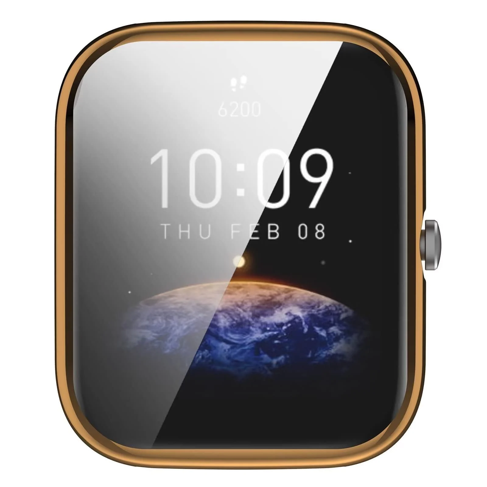 DL3 Mobilak Case Compatible with Amazfit Bip3 Pro/Amazfit Bip 3 Case All-Around Screen Protector Watch Soft TPU Shockproof Cover Slim Guard Thin Bumper Shell Protector - Rose Gold