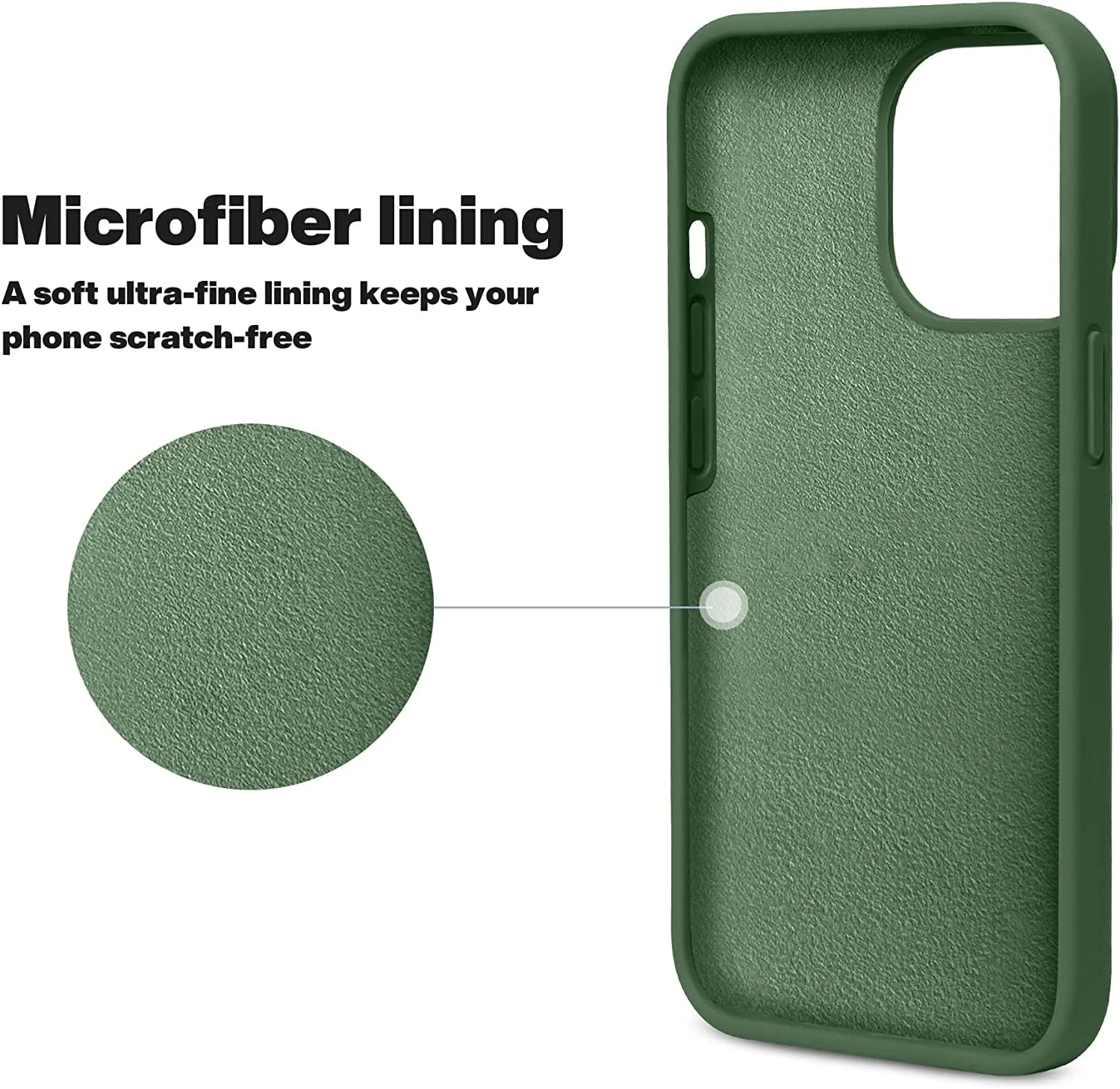 DL3 Mobilak Compatible with iPhone 11 Pro (5.8 Inch) Case, Liquid Silicone Case, Full Body Protective Cover, Shockproof, Slim Phone Case, Anti-Scratch Soft Microfiber Lining - Clover