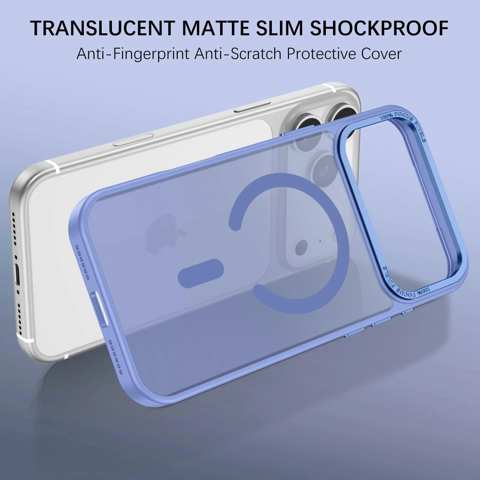 DL3 MOBILAK Protective Phone Case for Apple iPhone 18 Pro Max and 17 Pro Max - Light Blue