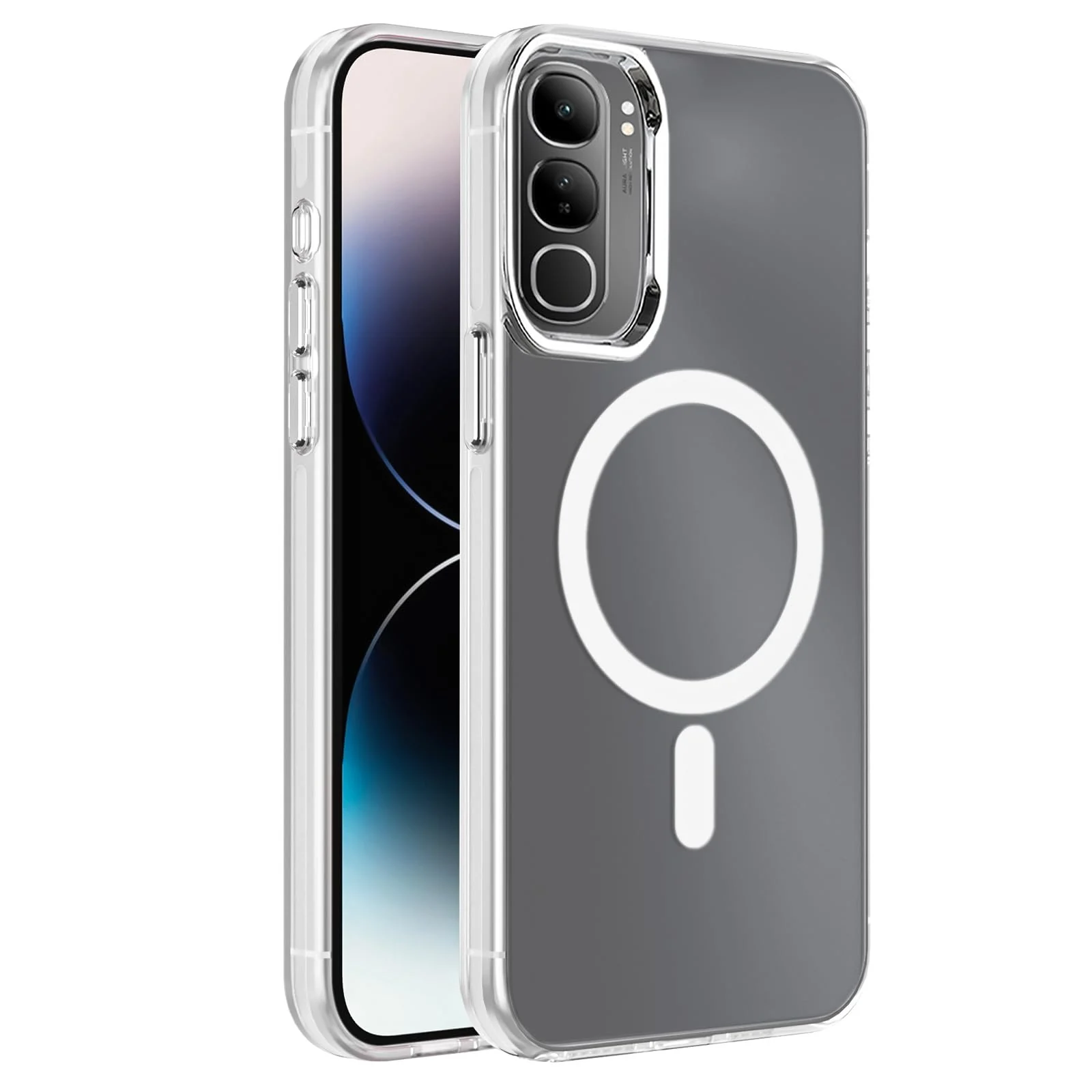 DL3 Mobilak Case For vivo V40 Lite 4G/5G Case Crystal [Not Compatible with MagSafe] Soft TPU Gel Case Flexible Silicone Anti-Scratch TPU Cover - Clear