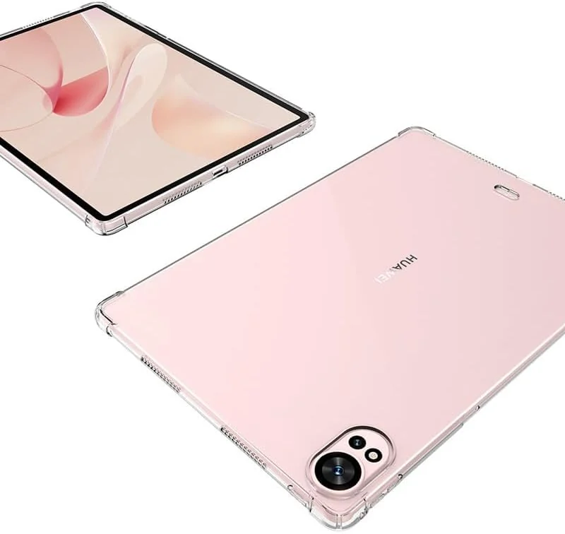 DL3 Mobilak Case For Huawei MatePad Air 12 inch 2024/Matepad 12X 2024 Case Matepad 12X 2024, Ultra Thin Silicone Shockproof Back Shell HD TPU Protective Cover - Clear