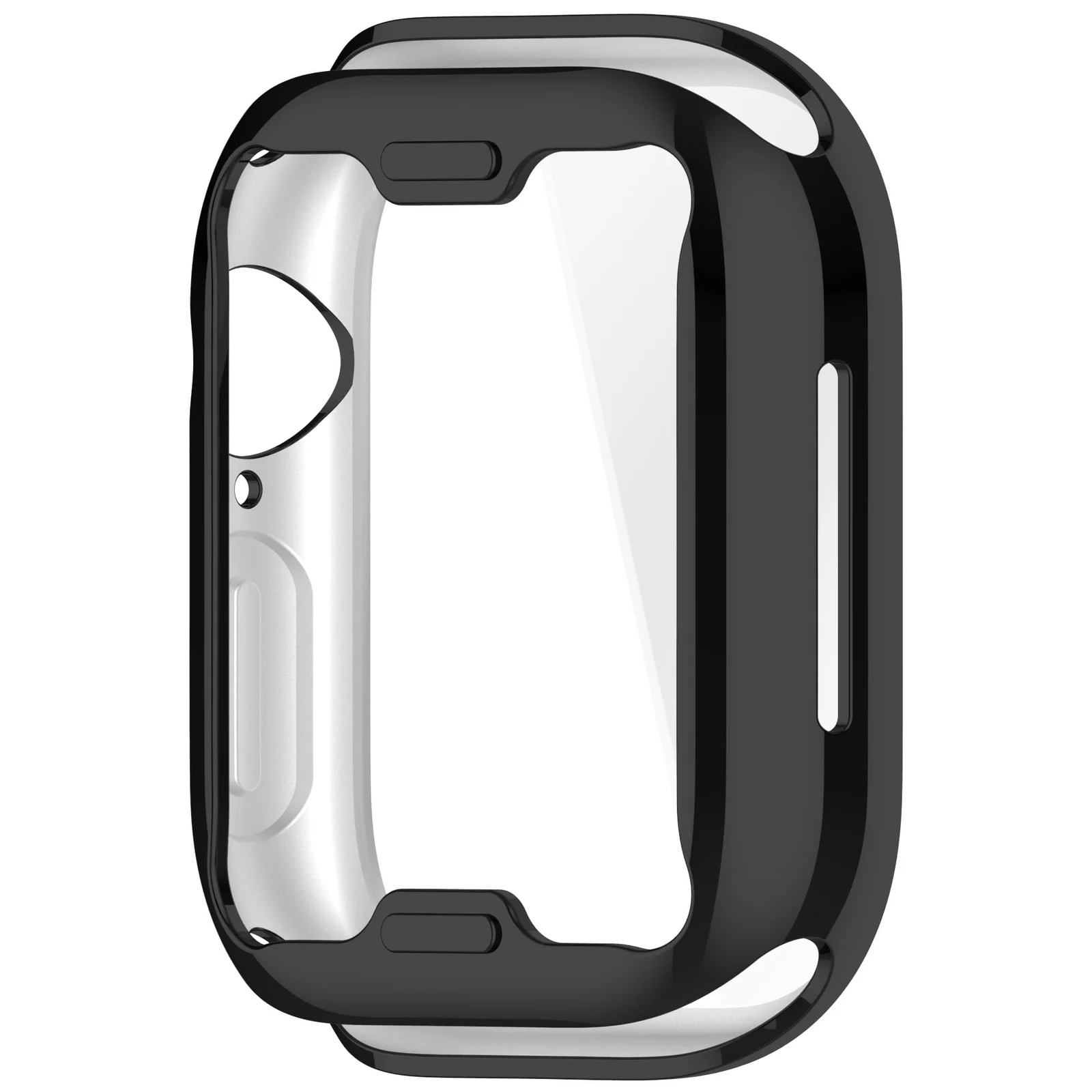DL3 Mobilak Case Compatible with Apple Watch Series 11/10 42mm Case All-Around with Built-in Screen Protector Watch Soft TPU Shockproof Cover Slim Guard Thin Bumper Shell Protector - Black