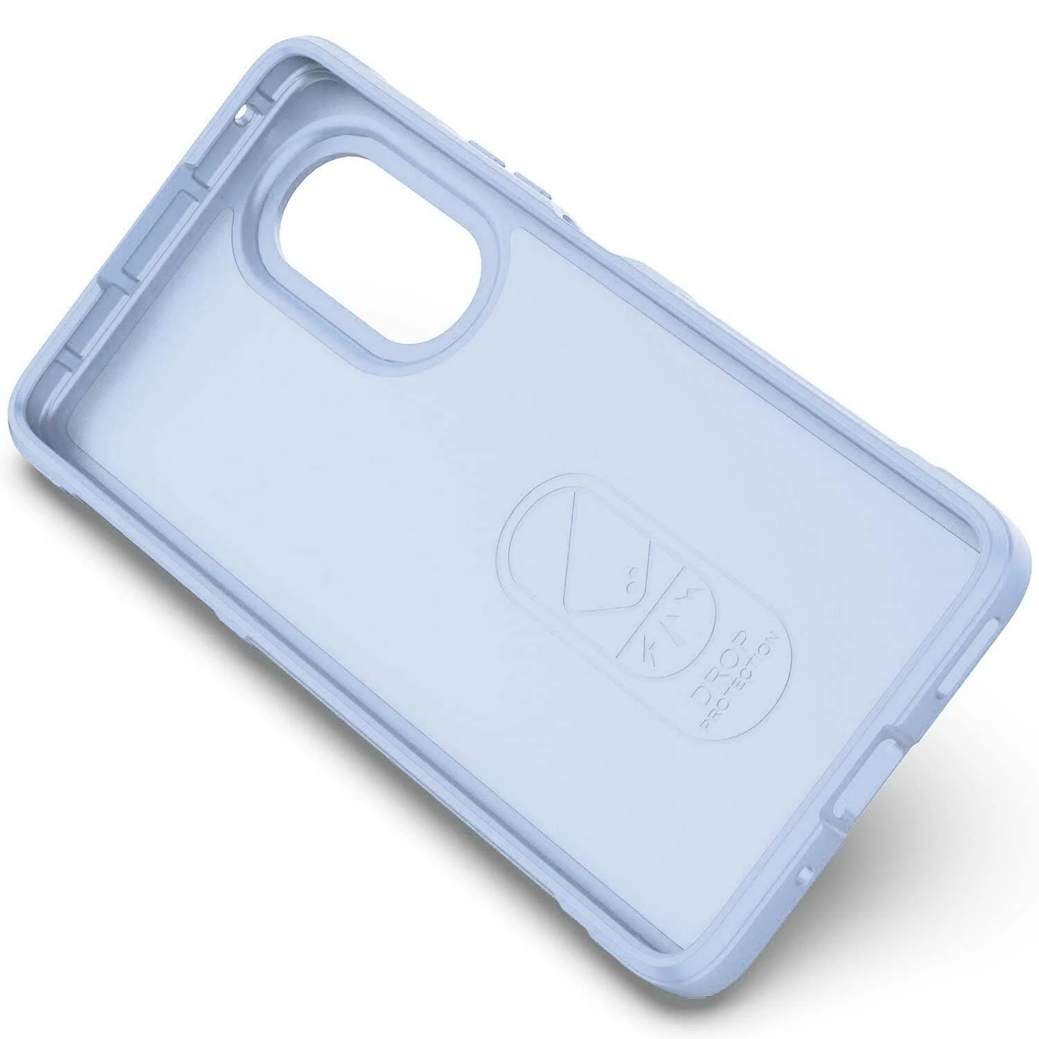 DL3 Mobilak Flexible Silicone and TPU Protective Case with Camera Protection for Huawei Nova 9 SE / Honor 50 SE - Baby Blue