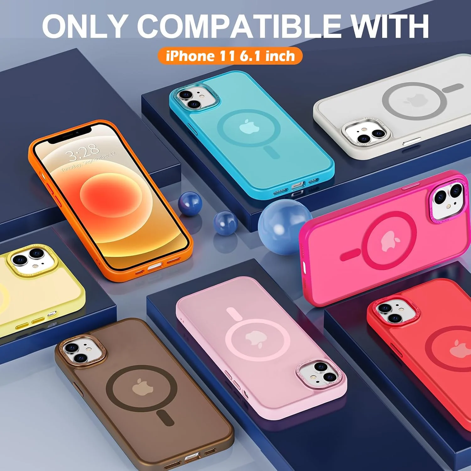 DL3 MOBILAK Protective Phone Case for Apple iPhone 11 - Orange