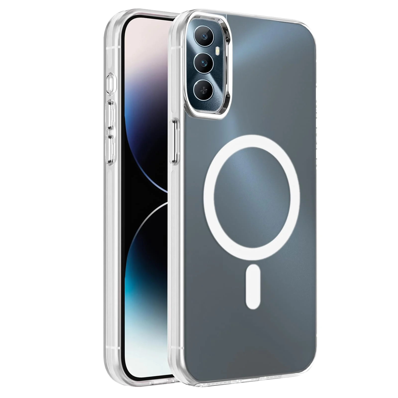 DL3 Mobilak Case For realme C65 4G Case Crystal [Not Compatible with MagSafe] Soft TPU Gel Case Flexible Silicone Anti-Scratch TPU Cover - Clear