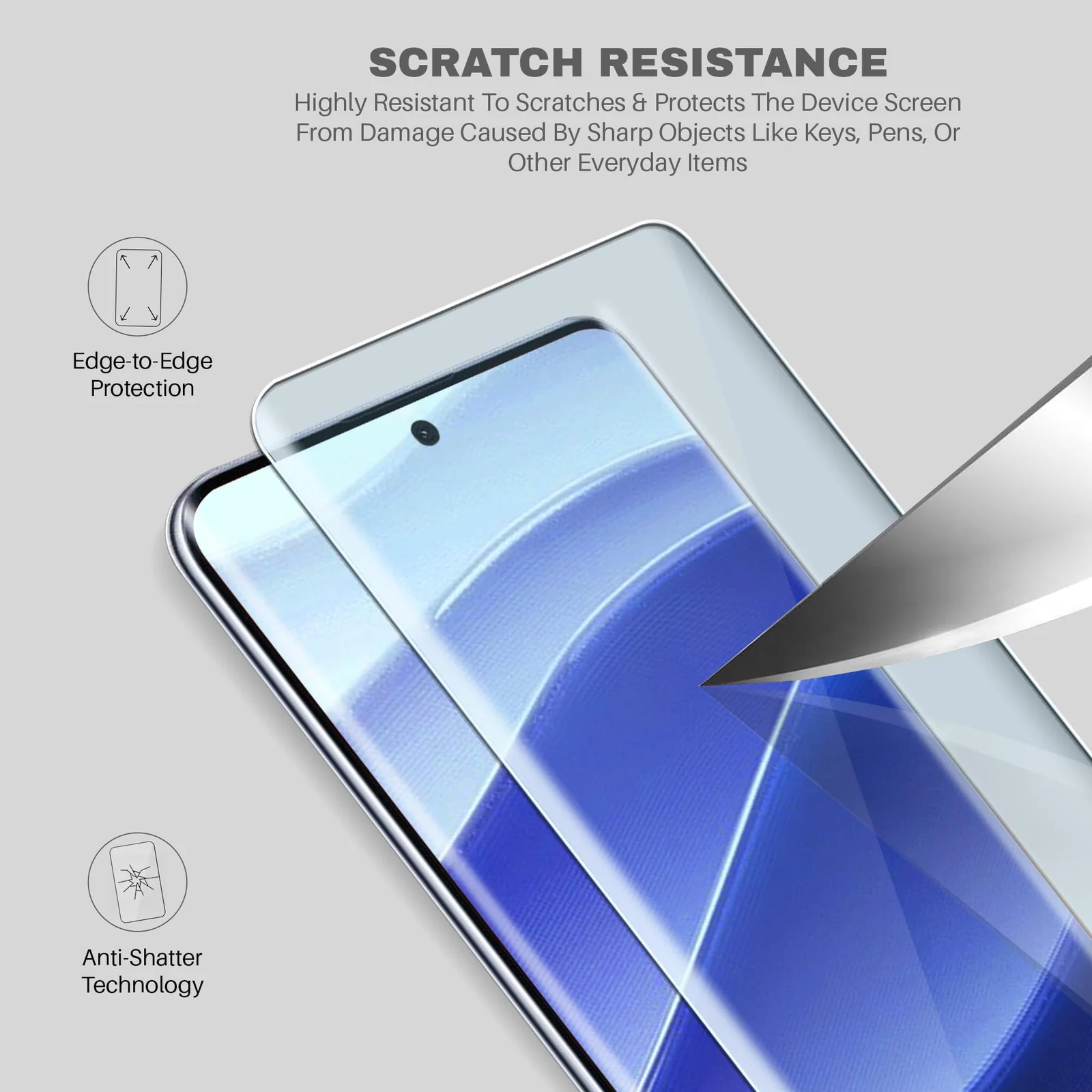 DL3 Mobilak Screen Protector Xiaomi Note 14 Pro+ Plus 5G/Redmi Note 14 Pro 4G/5G/Poco X7 [Liquid UV Tempered Glass] Full Screen adhesive [Sensitive Touch][Fingerprint Sensor Compatible] HD - Clear