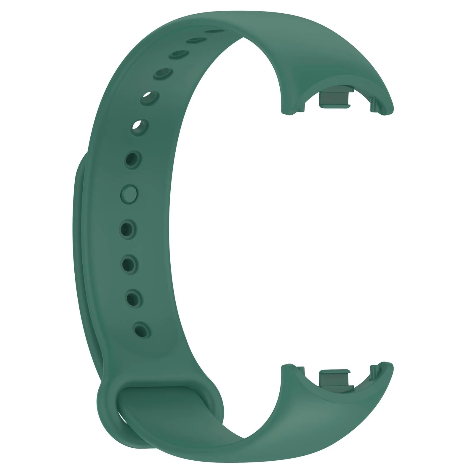 DL3 Mobilak Band Compatible with Xiaomi Mi Band 10/9/8 Replacement Strap, Silicone Skin-Friendly Wrist Strap Adjustable Sports Wristbands for Women Men Xiaomi Smart Band 8/9/10 - Pine Green